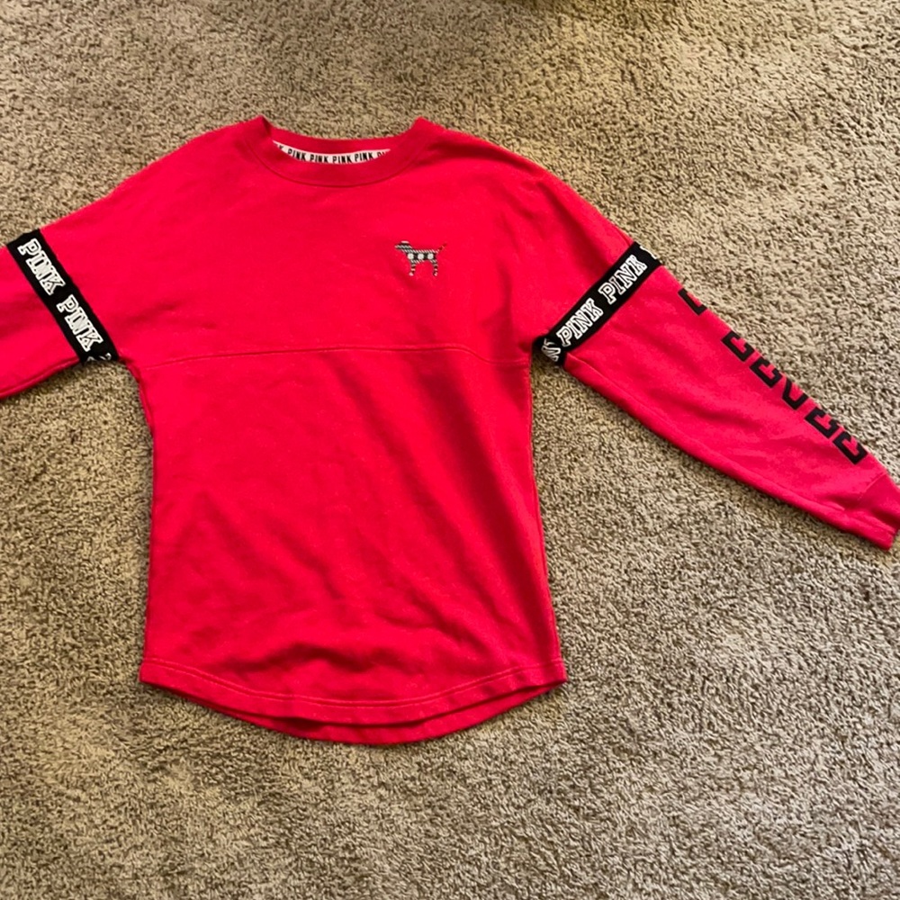 PINK CHRISTMAS CREW NECK
